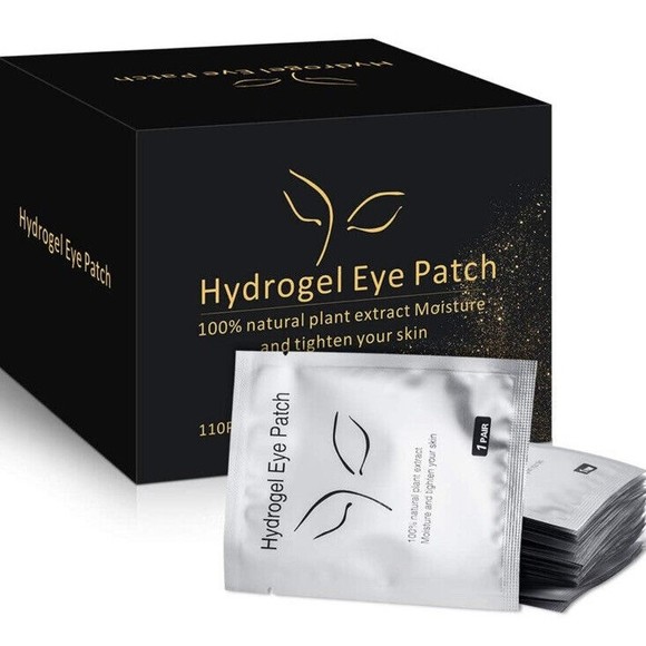 Hydrogel Eye Patches Depuffing Soothing 100 Pair Lash Extensions etc… NEW Sealed - Picture 3 of 6